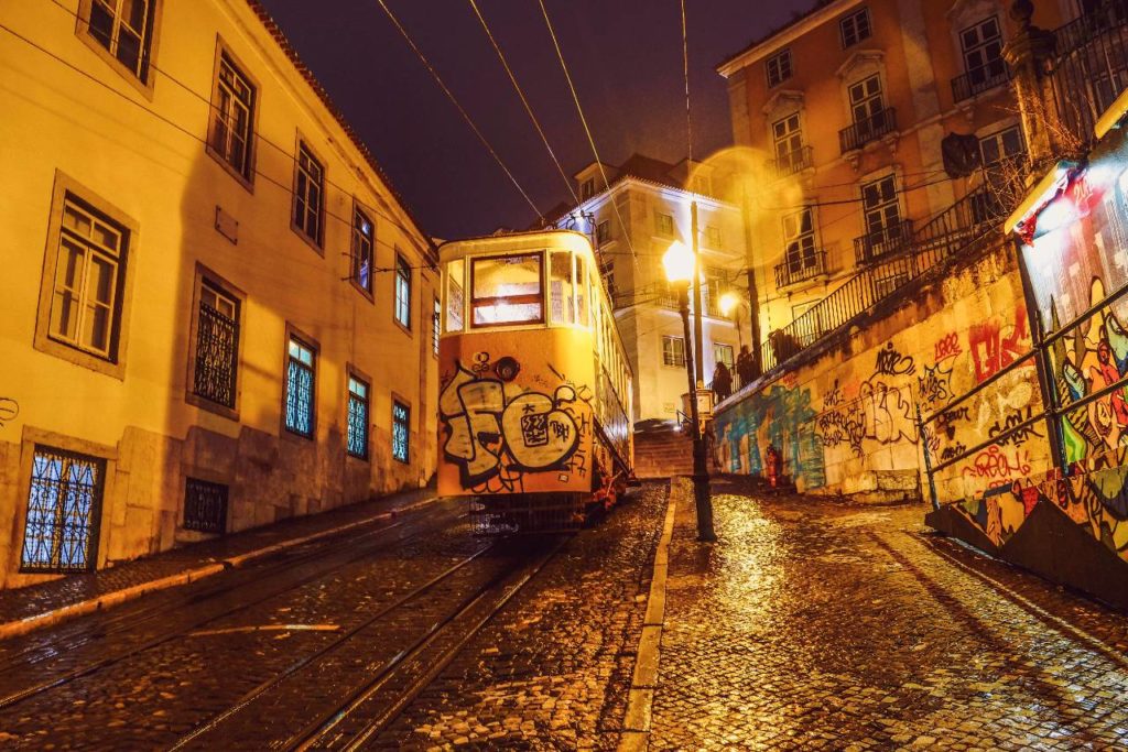 Tramvaj v Lisabonu, Portugalsko