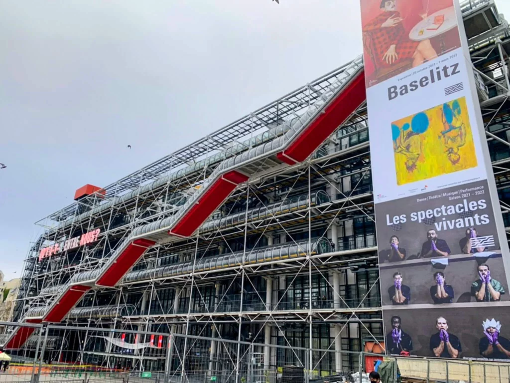 Paříž centrum Pompidou prohlídka